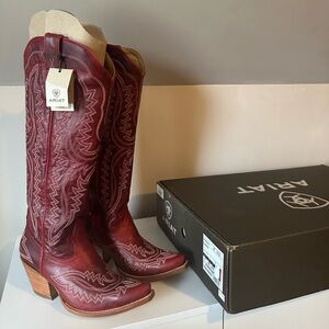 Ariat Red Western Tall Boots